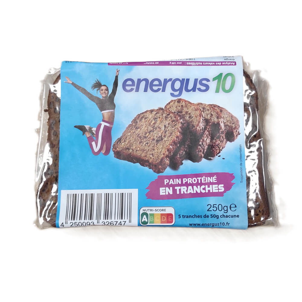 Pan rico en proteínas Energus 10